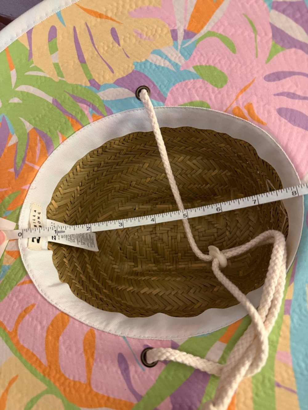 Billabong Straw Hat Tropical NWT - Picture 5 of 5